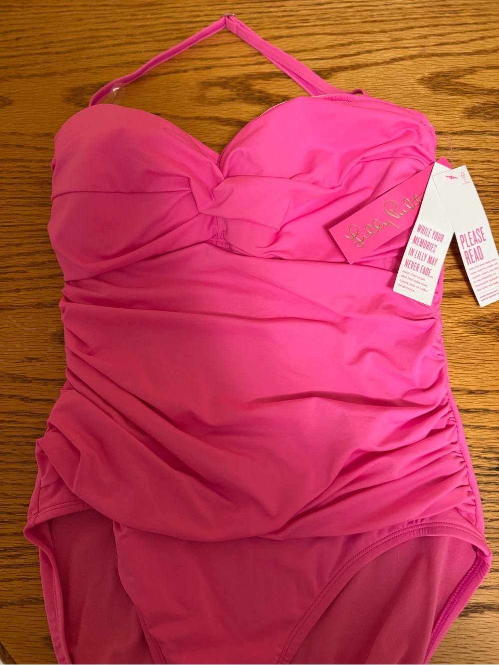 NWT! Lilly Pulitzer Flamenco One-Piece Swimsuit - Pink - Size 14